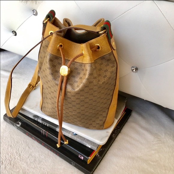 Gucci Handbags - Vintage Gucci Bucket Bag